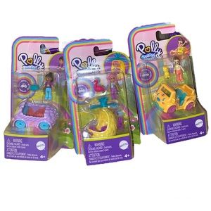 Polly Pocket Diecast cars set of 3 Dolls & Pets NEW!
